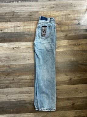 Ksubi Light Blue Women's Straight-Leg Jeans